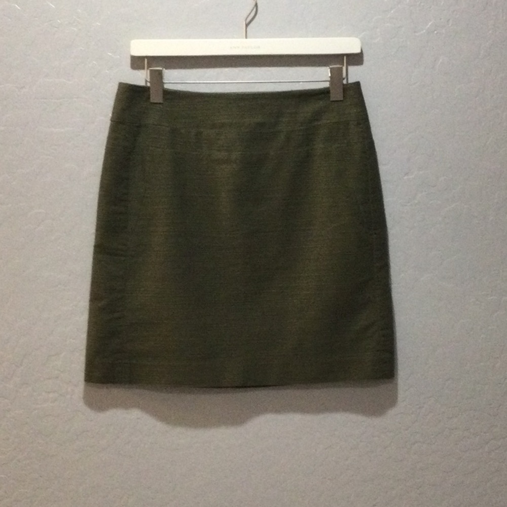Khaki Olive Green Skirt